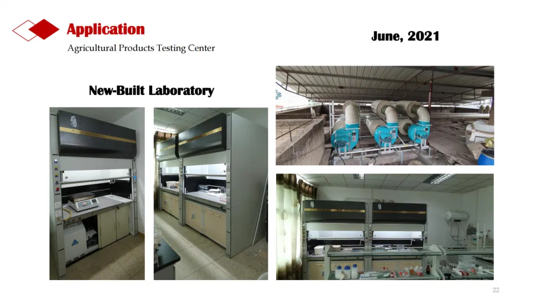 Acid & Alkali Resistant Fireproof Chemical Laboratory Bench-Top Ductless Fume Hood with Explosion Proof