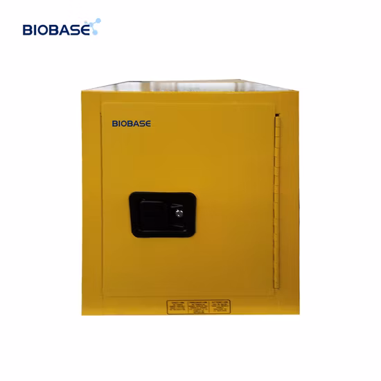 Biobase Lab 黄色の可燃性化学薬品保管キャビネット